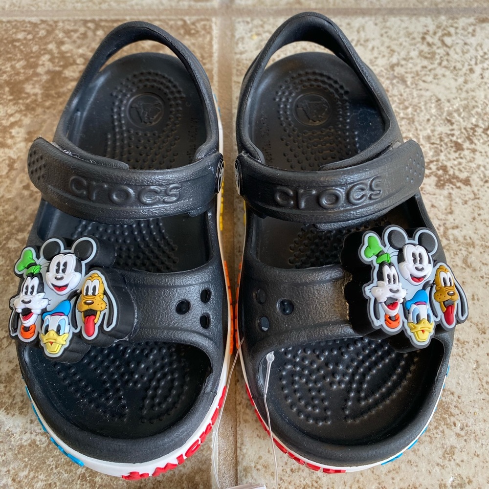 Disney Mickey Mouse Baby Crocs NWT